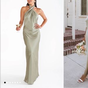 Show Me Your Mumu Jasmine Maxi Halter Dress